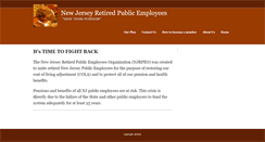 Desktop Screenshot of njretiredpublicemployees.com