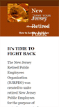 Mobile Screenshot of njretiredpublicemployees.com